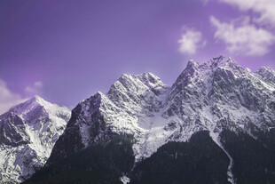 壮丽雪山美景