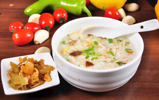 香菇鸡肉粥