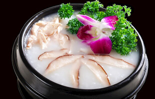 香菇鸡肉粥