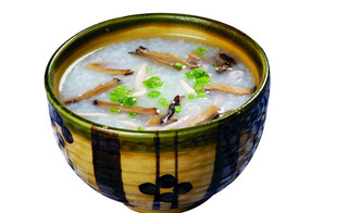 香菇鸡丝粥