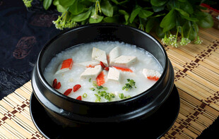 蟹柳豆腐粥