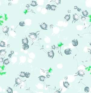 清新花卉图案背景 碎花