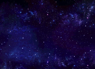 梦幻深邃的星空景象