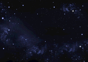 璀璨星空夜景图