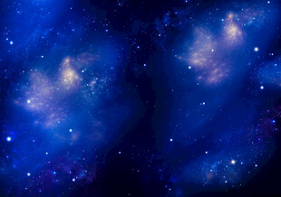 梦幻深邃的璀璨星空