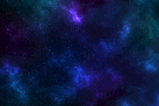 梦幻绚丽星空背景图