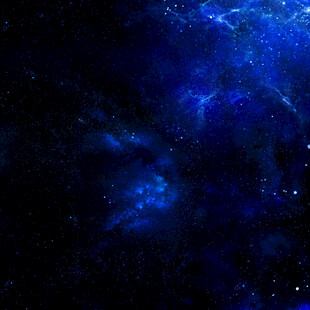 梦幻蓝色星空背景图