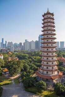福州西禅寺远景