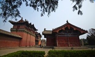 中式古建筑庭院景观