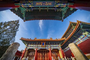 北京景山公园寿皇殿