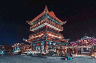 东夷古镇楼阁