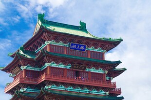 南昌地标滕王阁外景