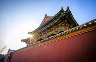 故宫一角古建筑景观