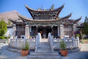 曲靖会泽娜姑古镇古建筑