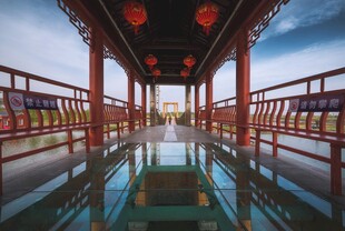 中式廊桥