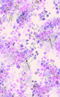 梦幻紫色花卉背景图