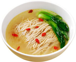 鸡汤青菜汤面