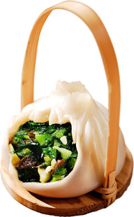 素菜小笼包
