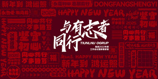 龙年贺岁海报设计