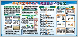 防灾减灾公示栏