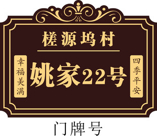 门牌号