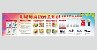 用电与消防安全宣传海报