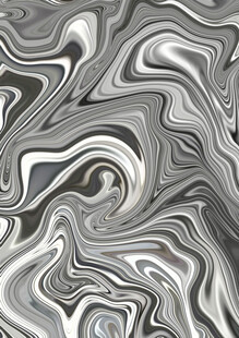 黑白流体艺术纹理图案