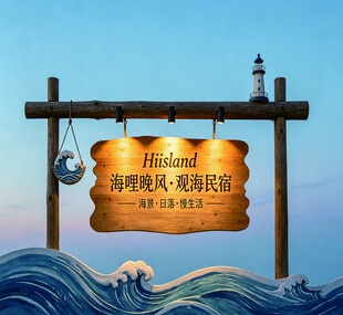 海洋探险主题招牌