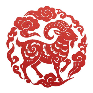羊年剪纸图案