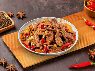 小炒黄牛肉