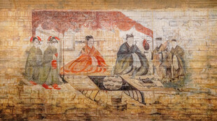 古代人物壁画场景