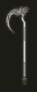 锋利金属钩状武器