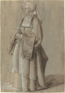 古典风格女性人物绘画