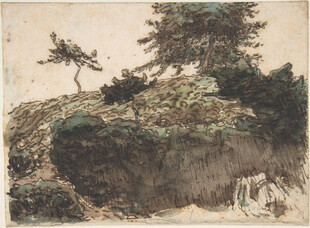 古意山水风景图