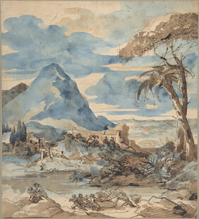 古典山水风景绘画作品