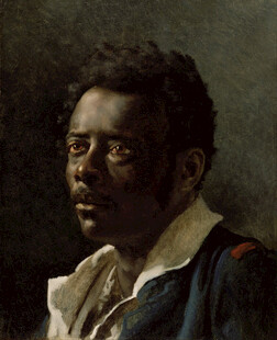 戴眼镜的男子肖像画