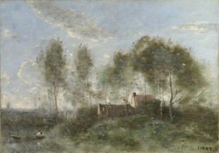 乡村风景油画