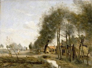 乡村风景油画