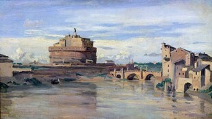 罗马古建筑风景绘画
