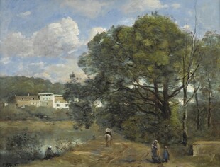 田园风景油画