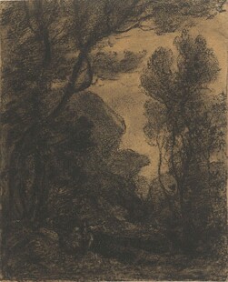 森林风景油画