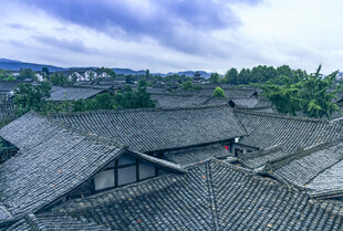 古村落屋顶风景