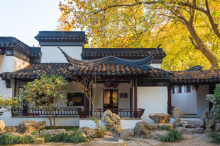 中式庭院古韵悠然景致