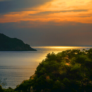 海边日落美景