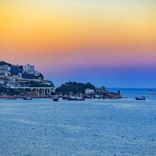 海边黄昏美景