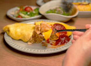 美味蛋包饭诱人瞬间