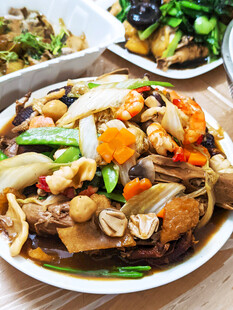 美味什锦炒菜拼盘