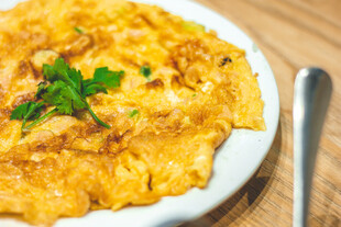 美味葱花煎蛋