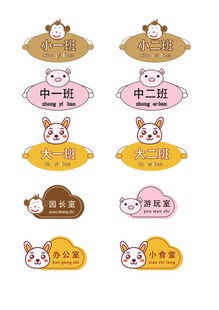 幼儿园 门牌 
