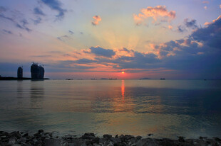 海边日落美景